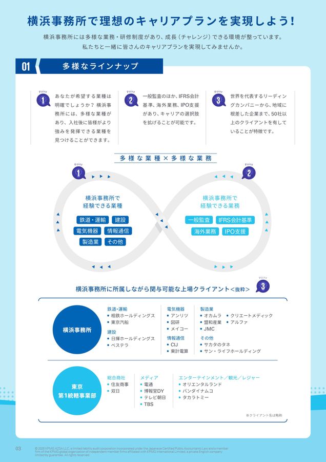 あずさ監査法人 Recruiting guide book 2025 横浜事務所